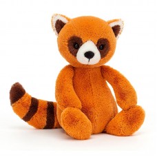 Jellycat 害羞红熊猫（中号：28厘米x12厘米）